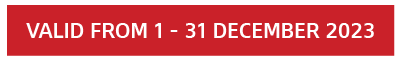Valid from 1 - 31 December 2023 - Bridgestone Year-End Tyre Sale 2023